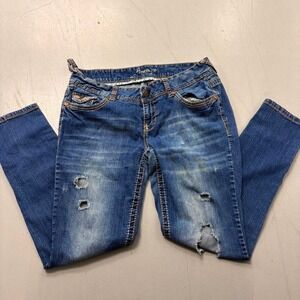 Vintage Y2K Amethyst low-rise bootcut jeans 36